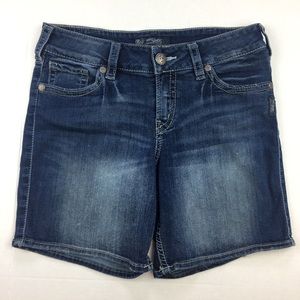 Silver Jeans Suki Mid Shorts 30